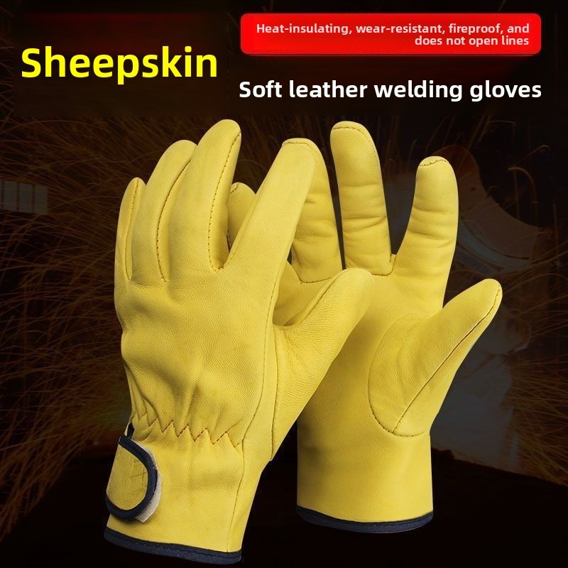Garden Gloves - زوج من قفازات العمل المصنوعة من
