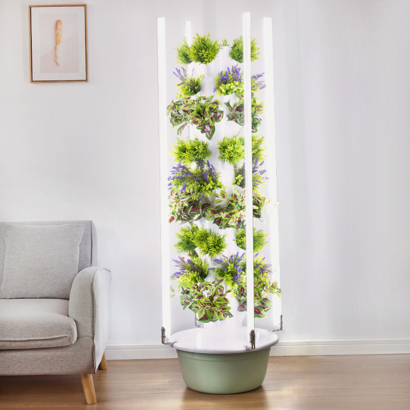 Vertical Planter - مع Led تنمو ضوء شجرة الفضاء