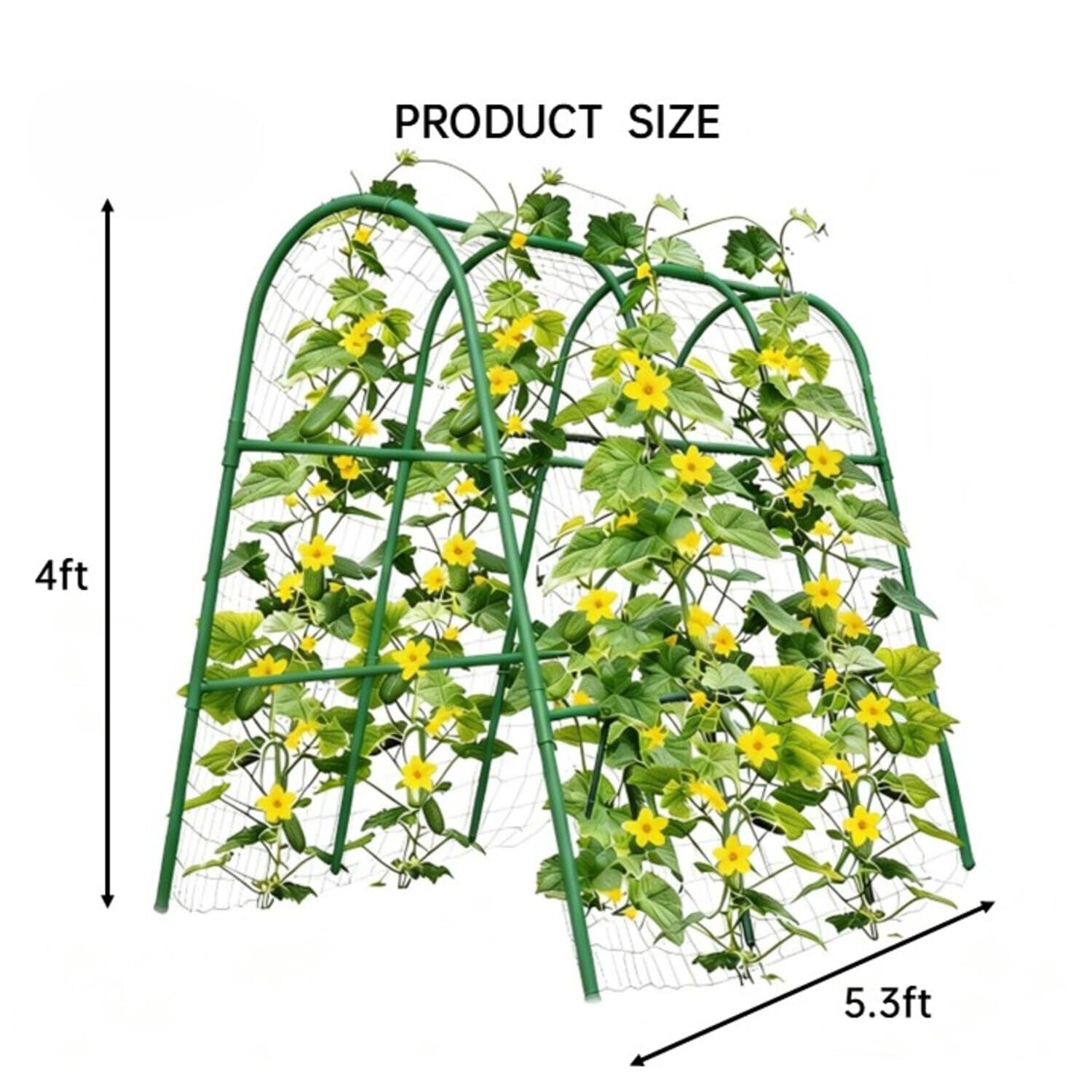 قوس حديقة معدني متين على شكل ح - مراجعة Raised Garden Bed وسعره