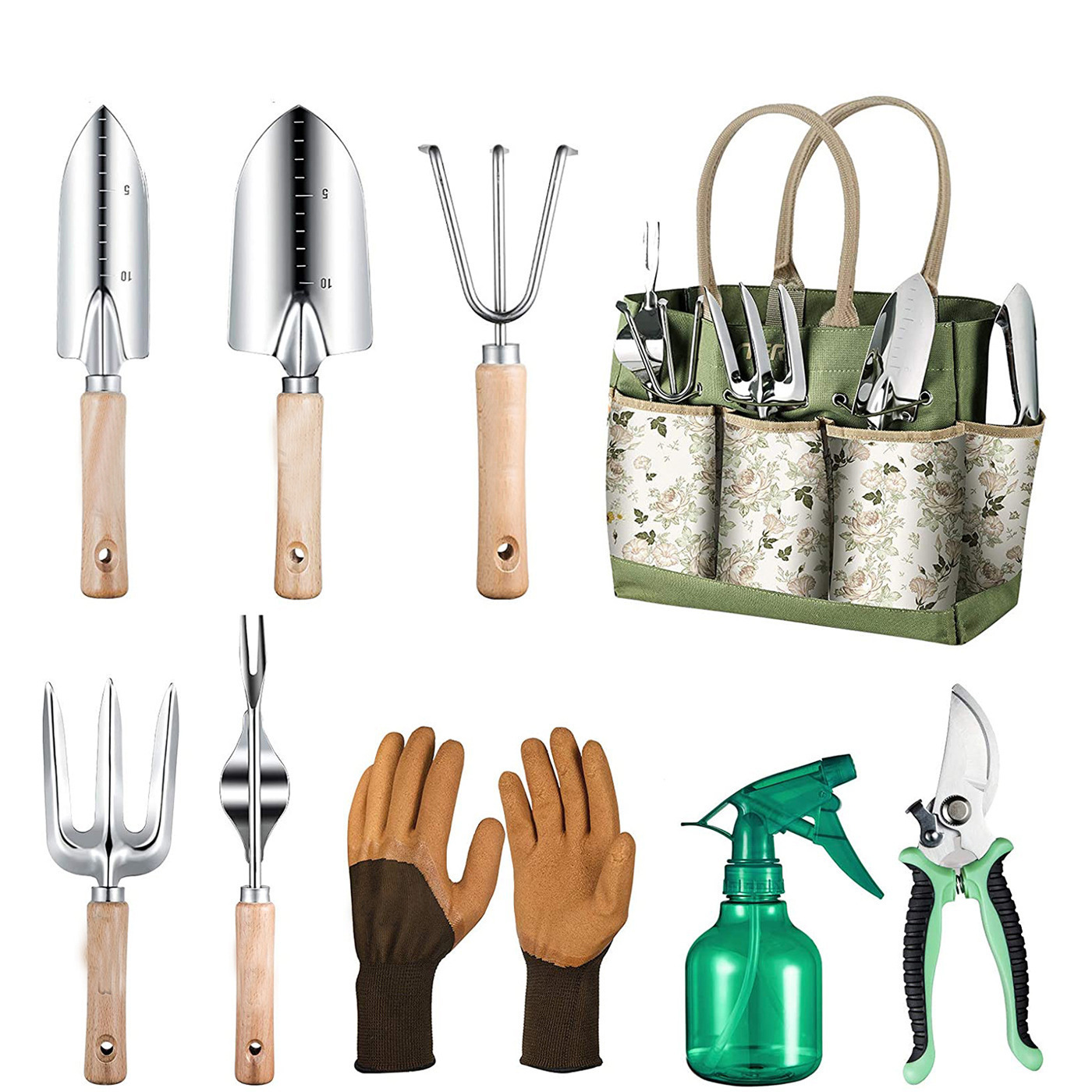 مجموعة أدوات الحدائق المكونة م - مراجعة Garden Gloves وسعره