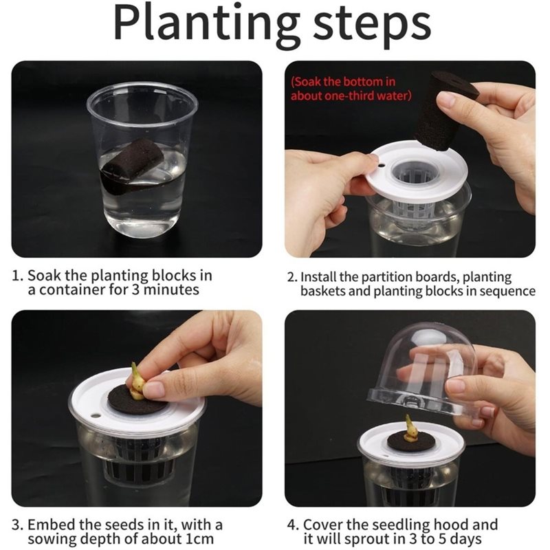 [A93Z!】 كوب شتلات هيدروبونيك،  - مراجعة Hydroponic Kit وسعره