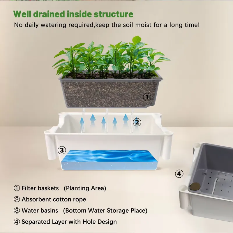 نظام زراعة عمودي متحرك بثلاثة  - مراجعة Vertical Planter وسعره