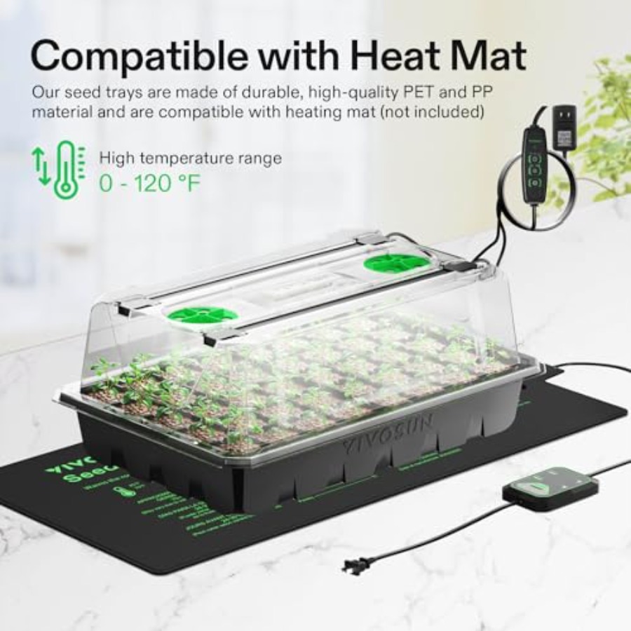 صواني بذور للزراعة الداخلية، ع - مراجعة Seed Starter Tray وسعره