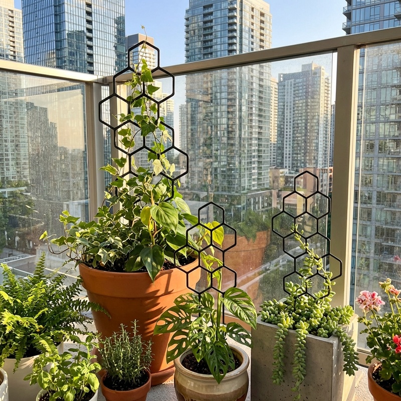 قطعتان من دعامات نباتات متسلقة - مراجعة Indoor Herb Garden وسعره