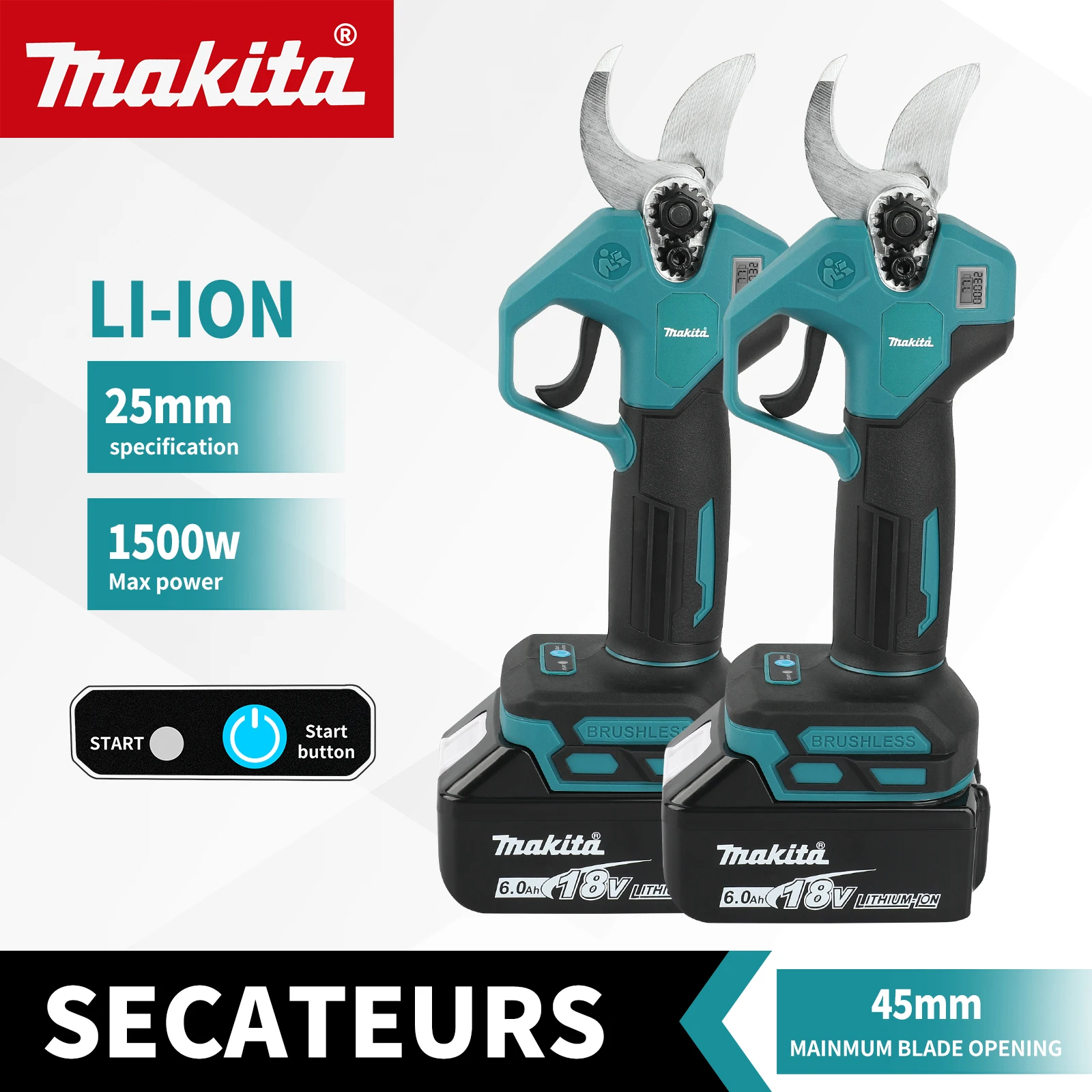 مقص تقليم كهربائي بدون فرشاة M - مراجعة Pruning Shears وسعره