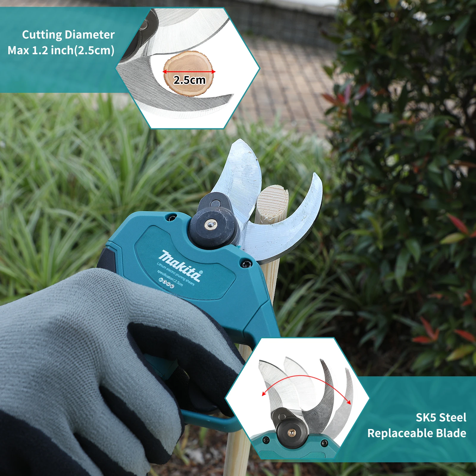 مقص تقليم كهربائي بدون فرشاة M - مراجعة Pruning Shears وسعره