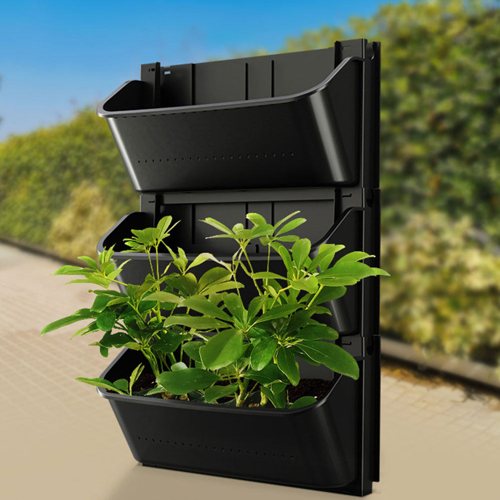 قطعتان من أوعية الزهور البلاست - مراجعة Vertical Planter وسعره