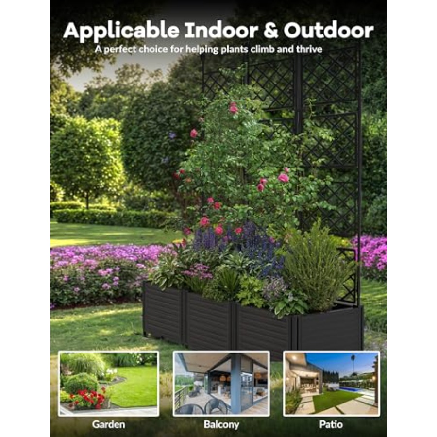 طقم 3 قطع من أحواض الزراعة الم - مراجعة Raised Garden Bed وسعره