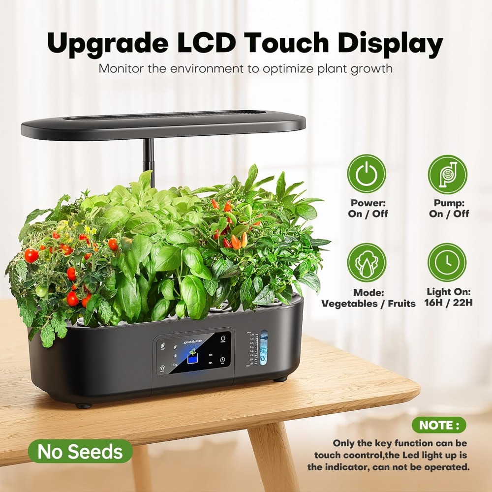 حديقة داخلية هيدروبونية بـ 12  - مراجعة Indoor Herb Garden وسعره