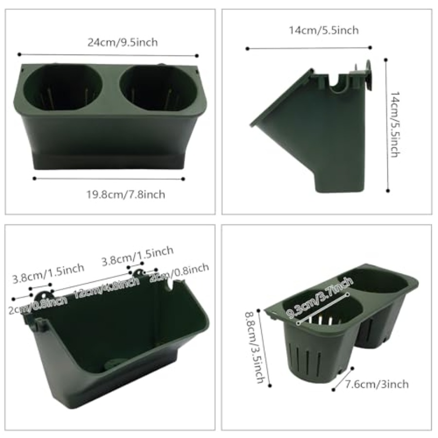 مزهرية جدارية عمودية للشرفة وا - مراجعة Vertical Planter وسعره