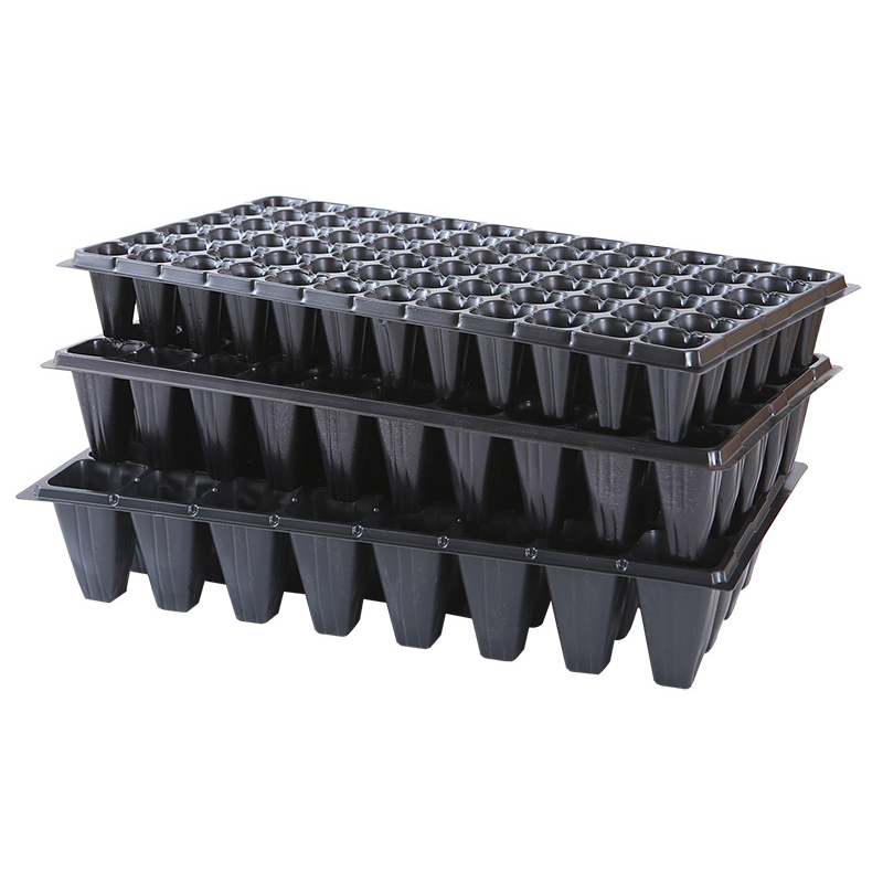 صواني شتلات بلاستيكية سوداء لل - مراجعة Seed Starter Tray وسعره